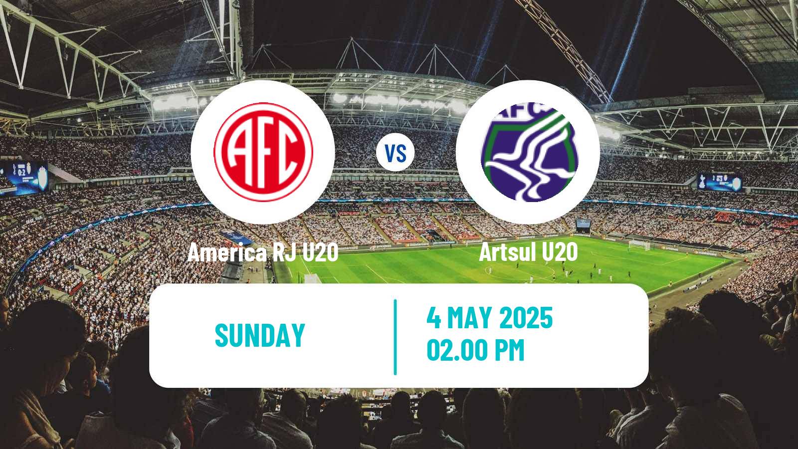 Soccer Brazilian Copa Rio U20 America RJ U20 - Artsul U20