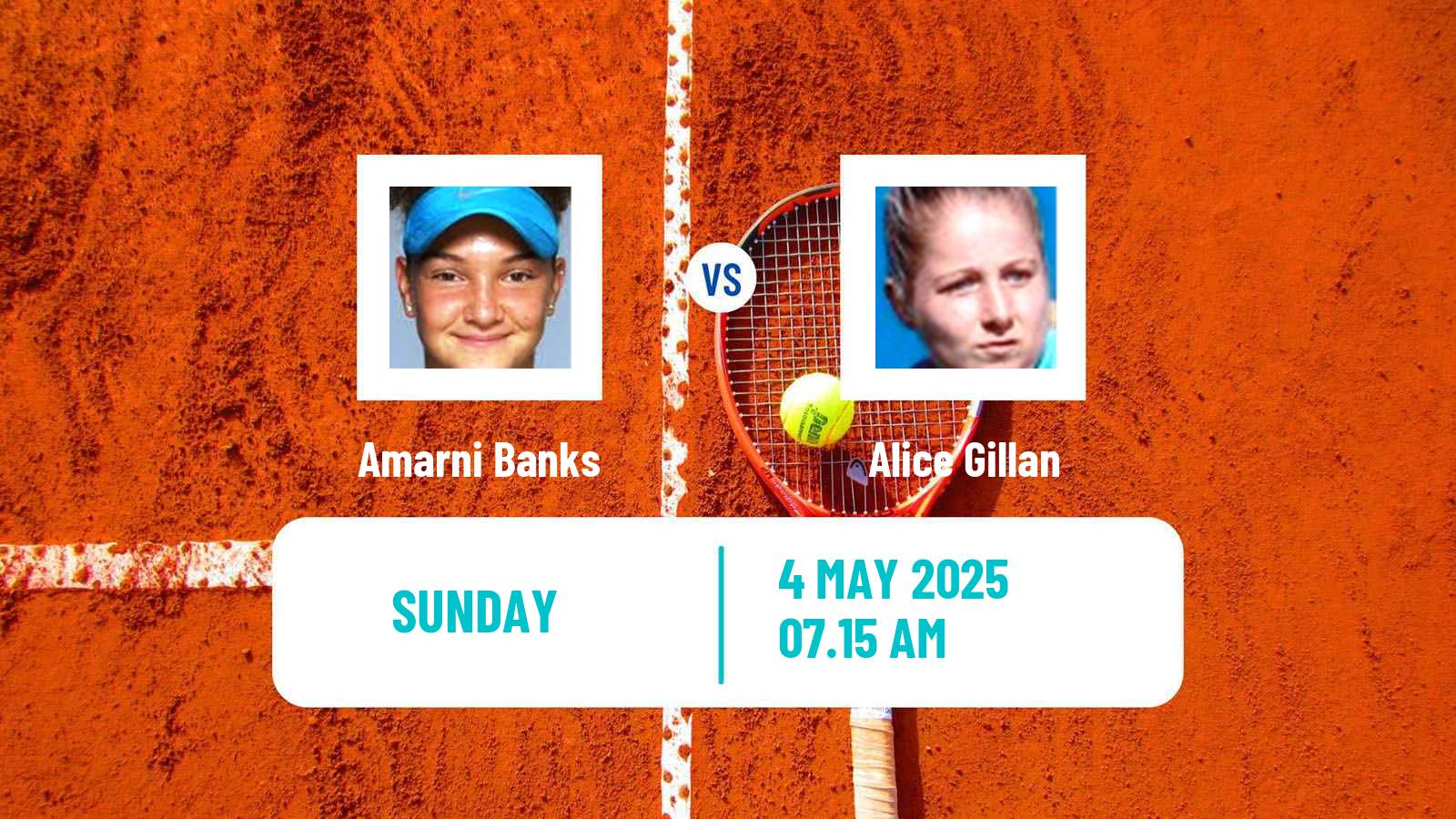 Tennis ITF W35 Nottingham Women Amarni Banks - Alice Gillan