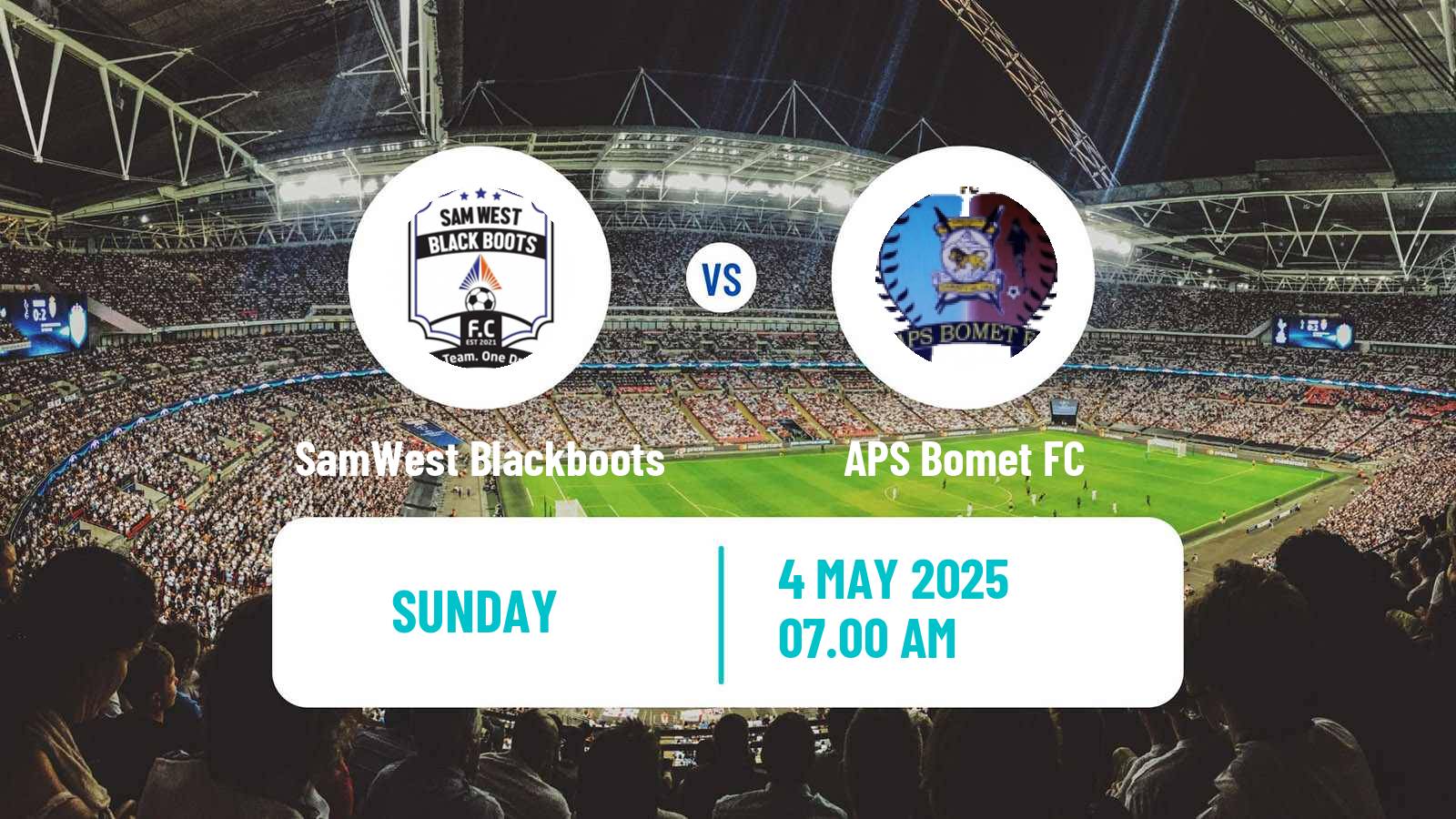 Soccer Kenyan Super League SamWest Blackboots - APS Bomet