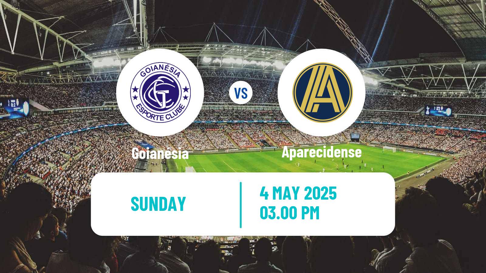 Soccer Brazilian Serie D Goianésia - Aparecidense