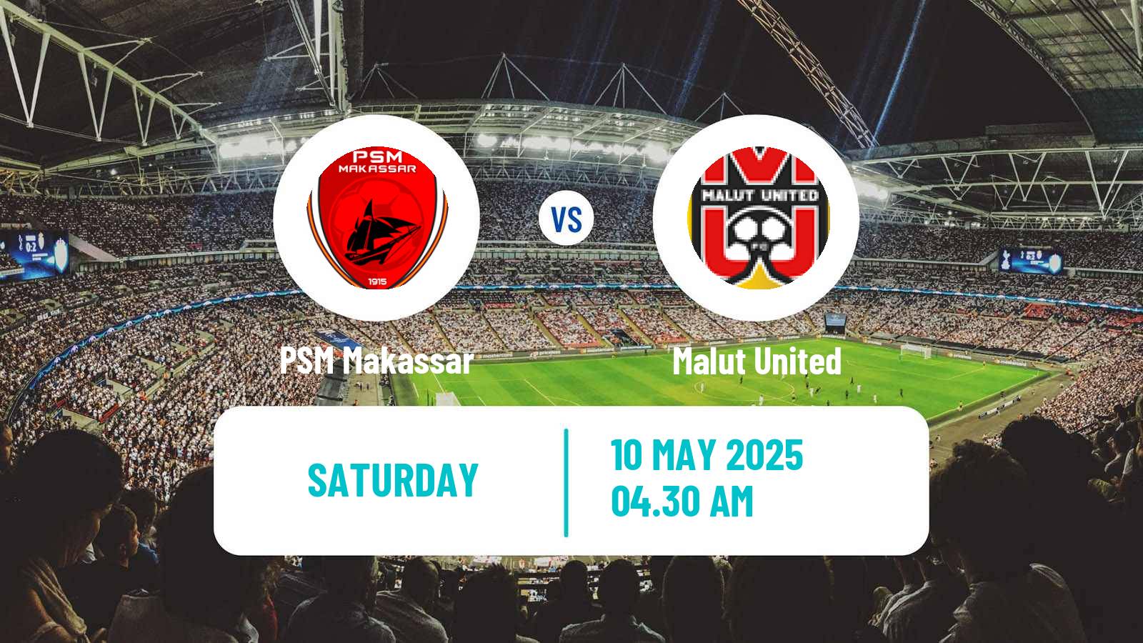 Soccer Indonesian Liga 1 PSM Makassar - Malut United