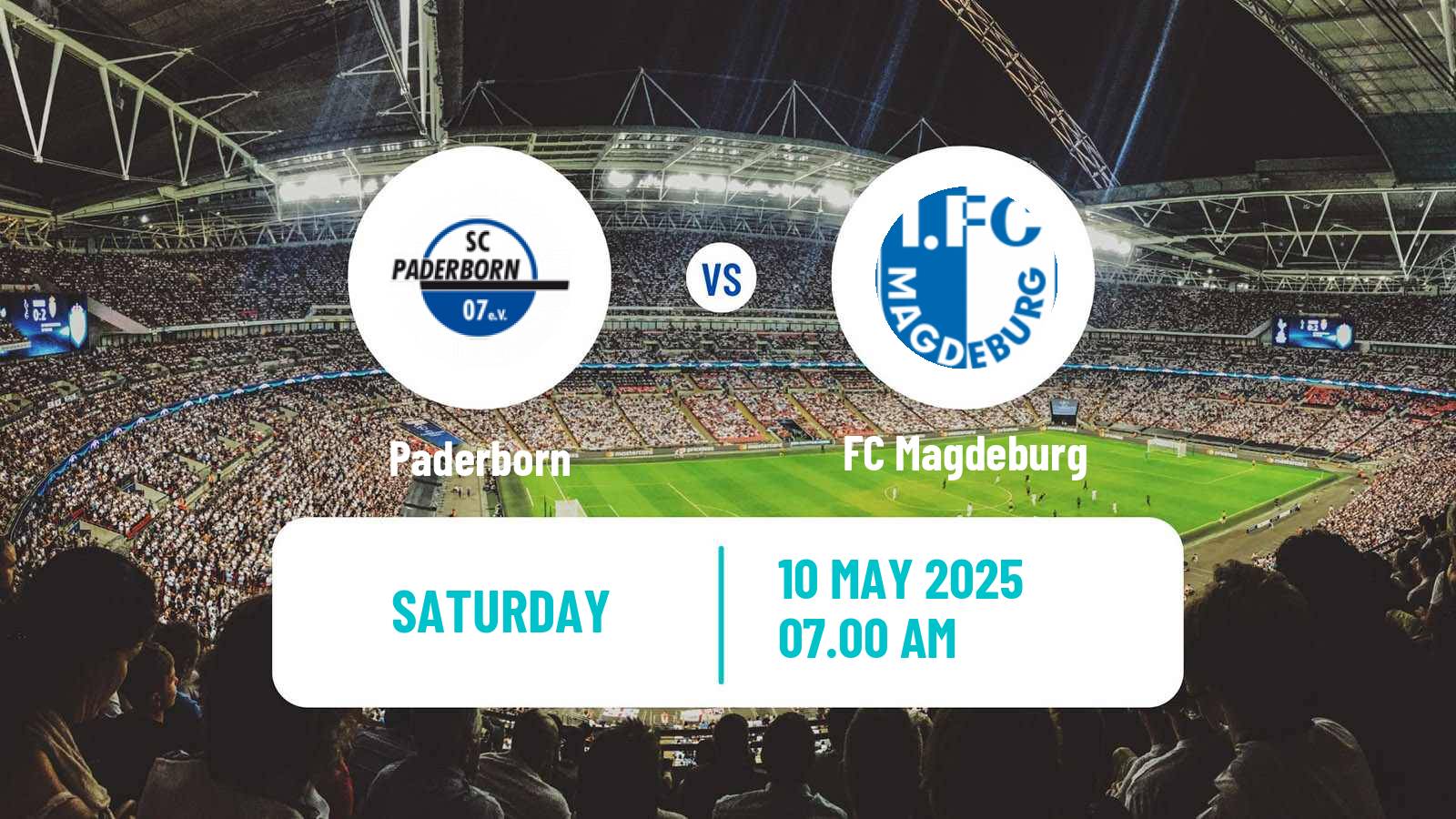 Soccer German 2 Bundesliga Paderborn - Magdeburg