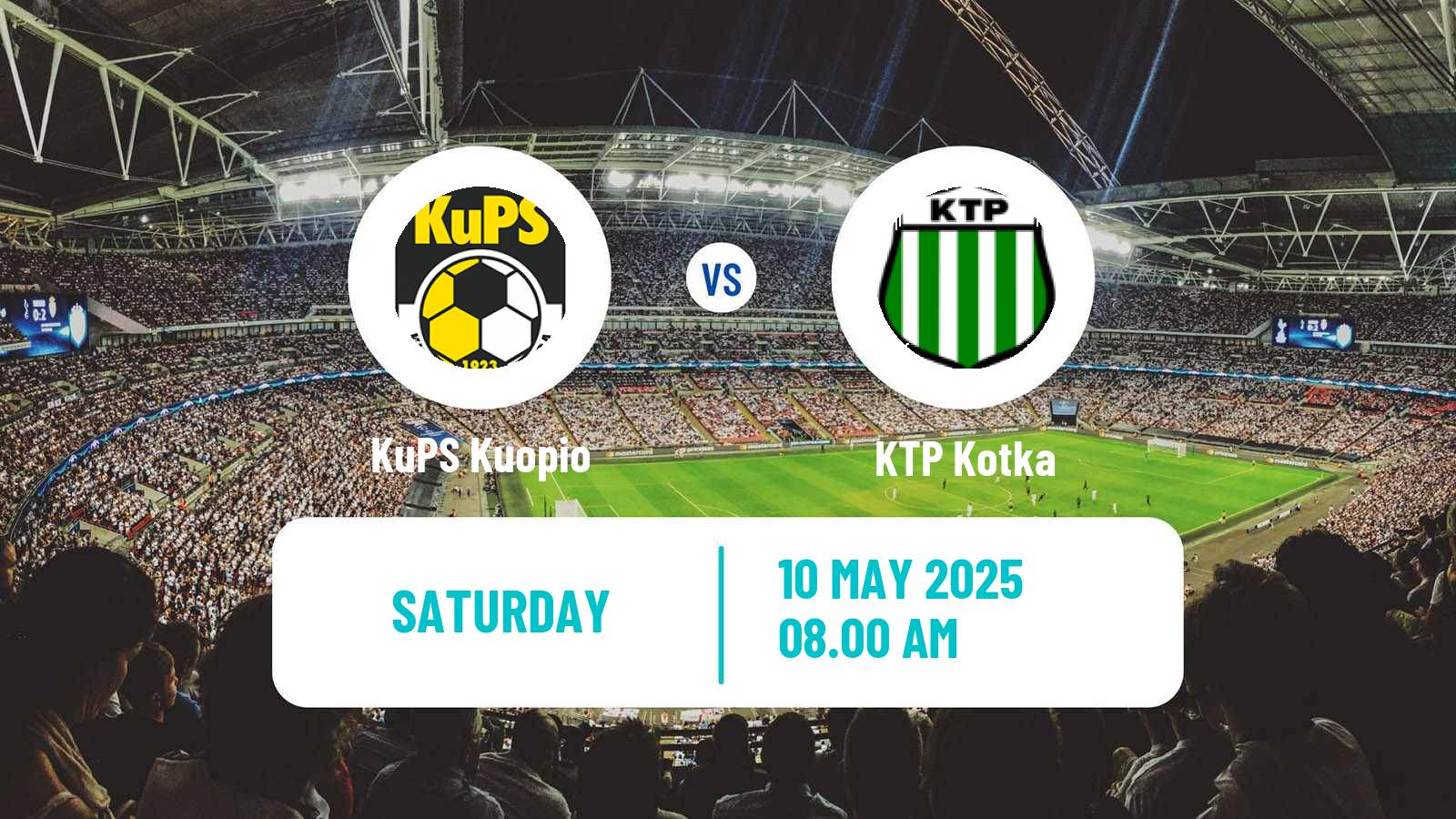 Soccer Finnish Veikkausliiga KuPS Kuopio - KTP Kotka