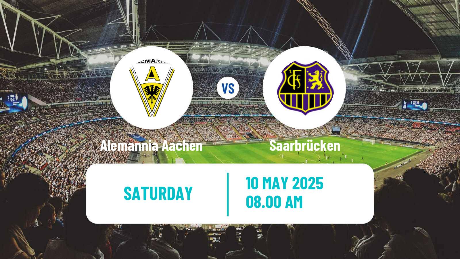 Soccer German 3 Bundesliga Alemannia Aachen - Saarbrücken