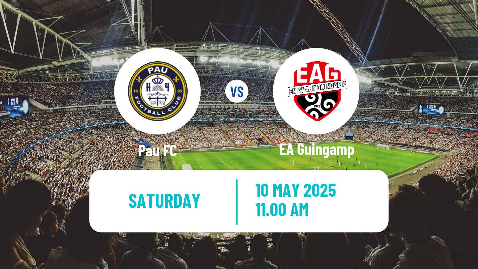Soccer French Ligue 2 Pau - Guingamp