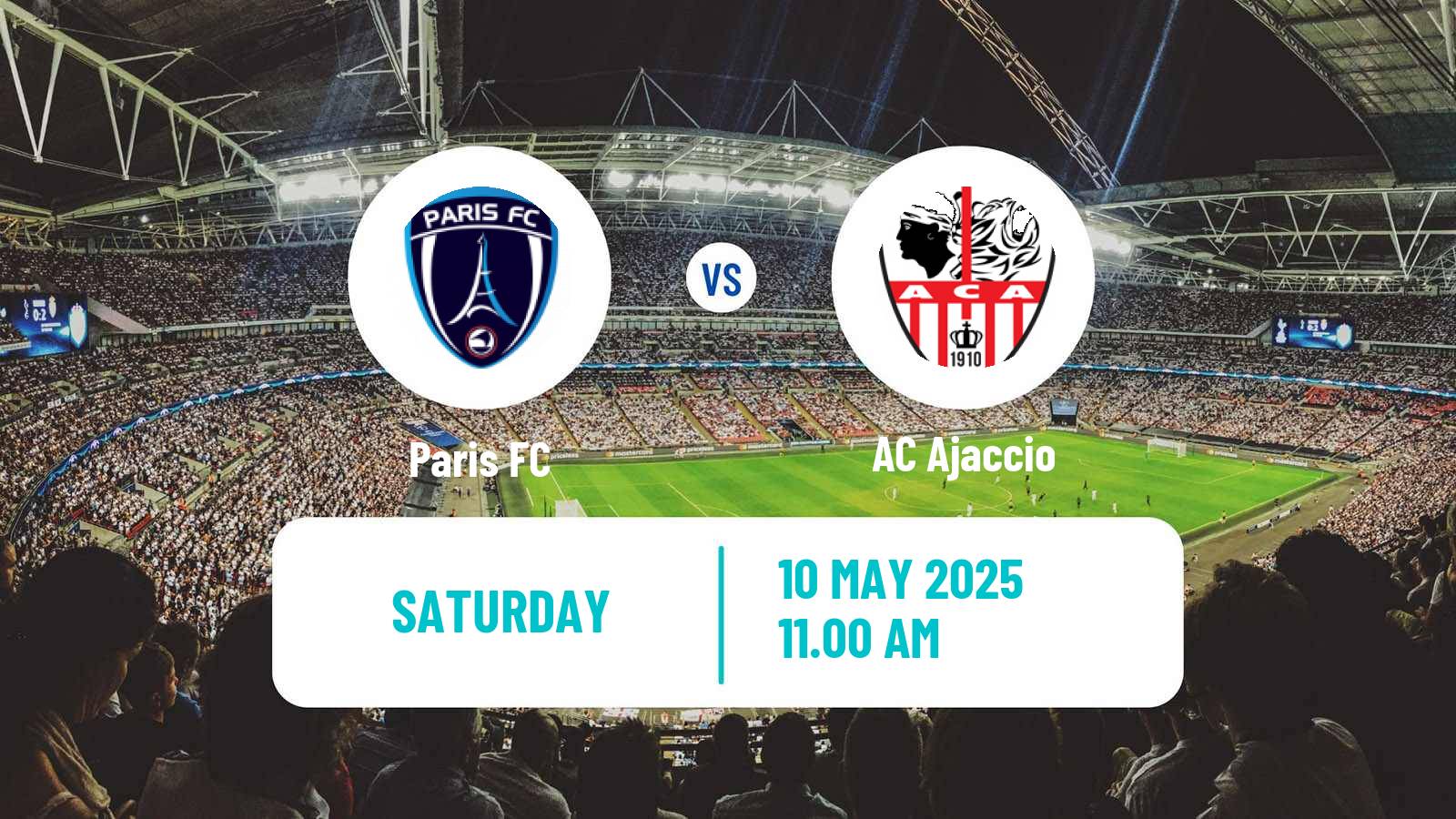 Soccer French Ligue 2 Paris FC - Ajaccio