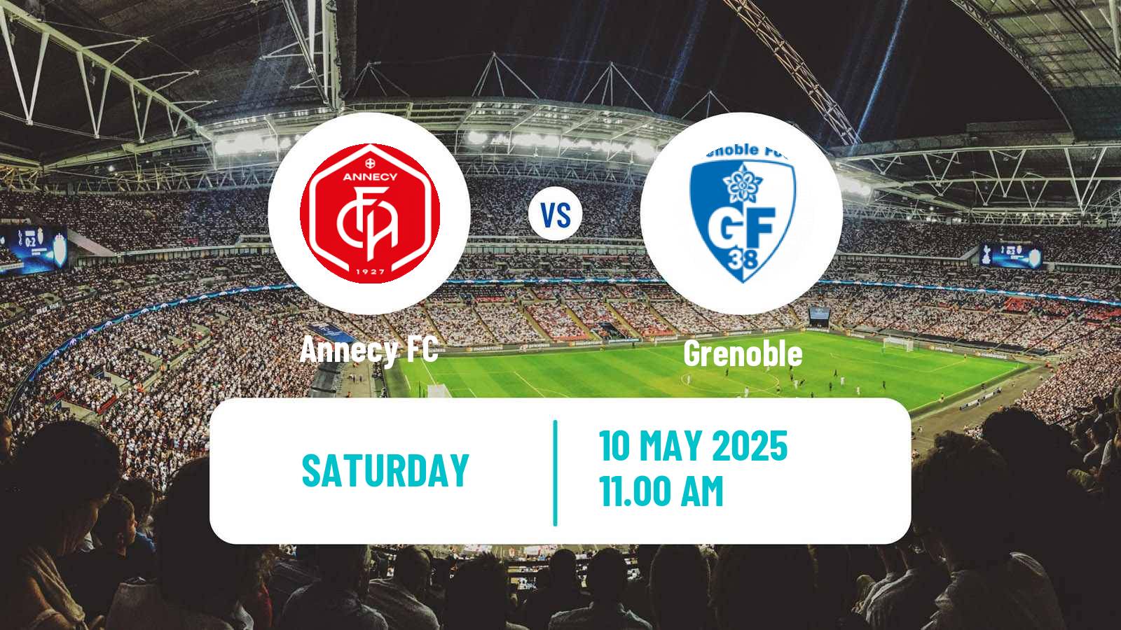 Soccer French Ligue 2 Annecy - Grenoble