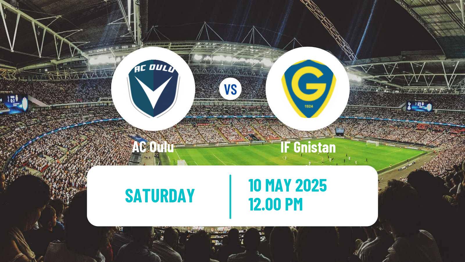 Soccer Finnish Veikkausliiga Oulu - Gnistan