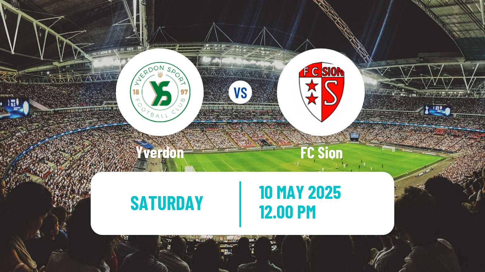 Soccer Swiss Super League Yverdon - Sion