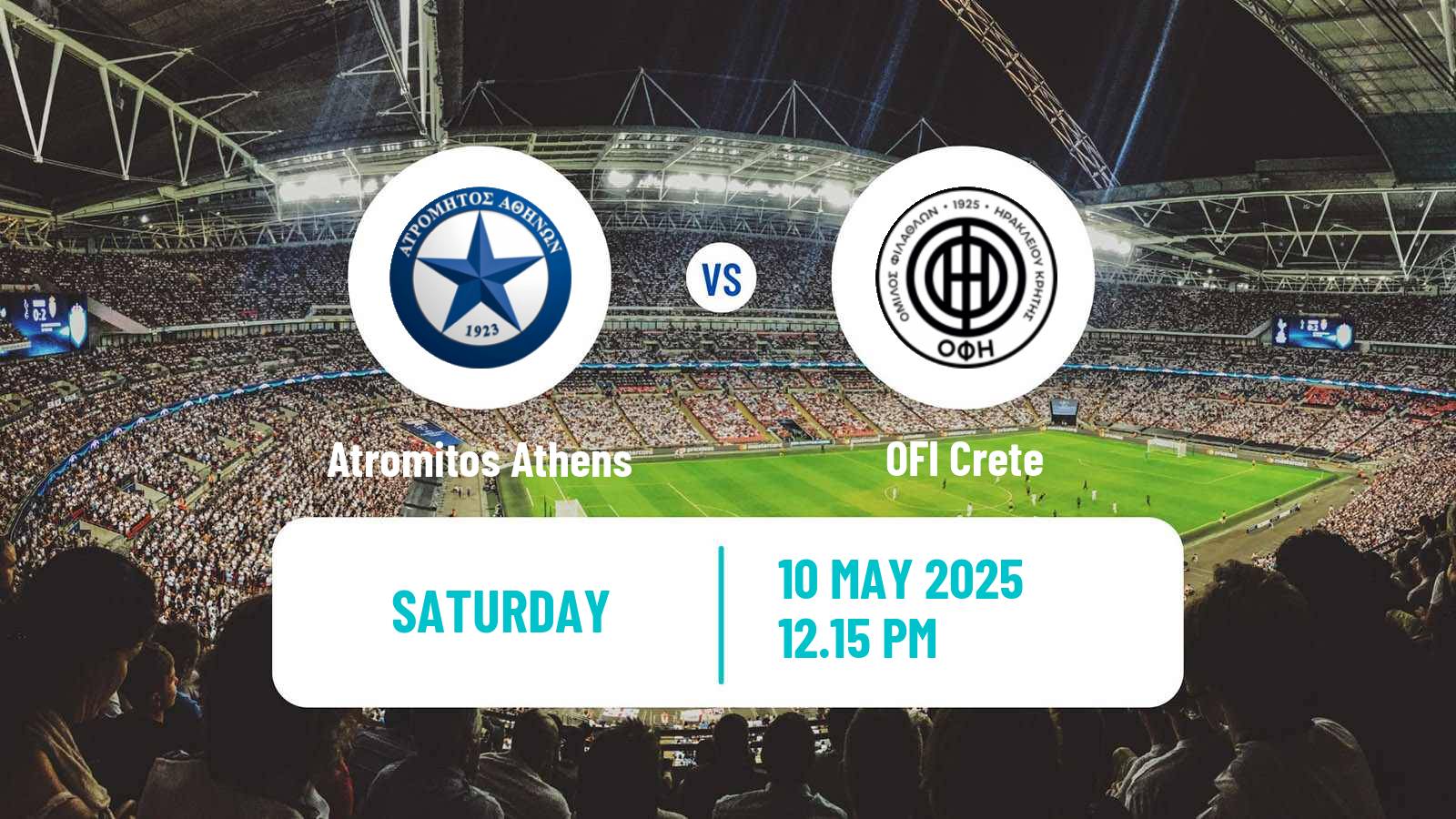 Soccer Greek Super League Atromitos Athens - OFI