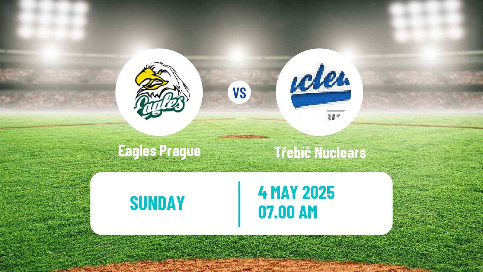 Baseball Czech Extraliga Baseball Eagles Prague - Třebíč Nuclears