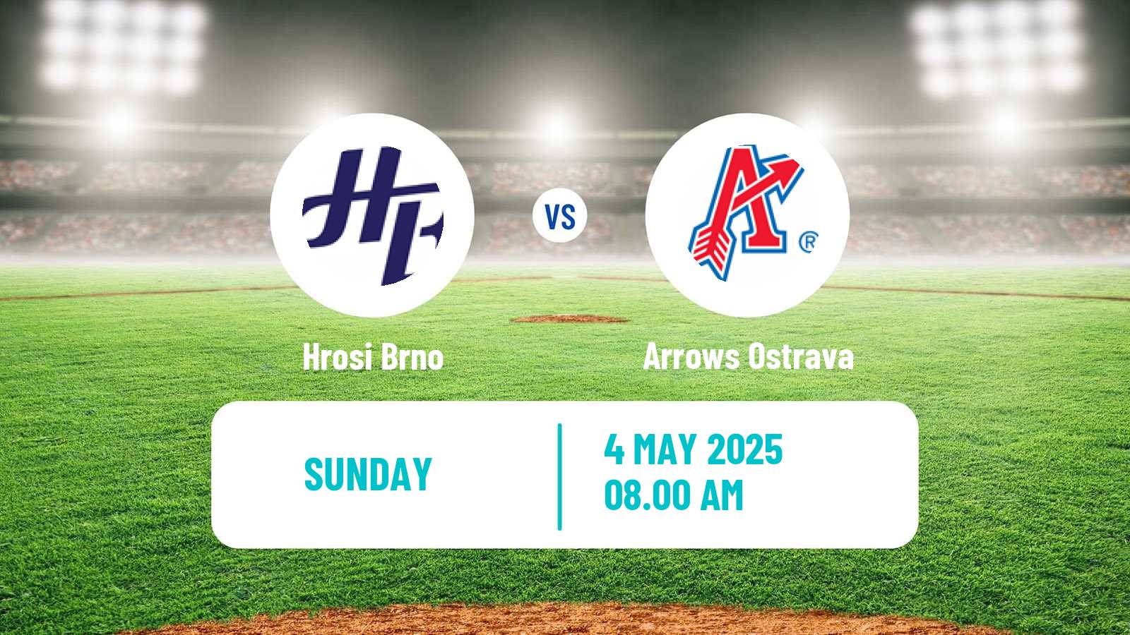 Baseball Czech Extraliga Baseball Hrosi Brno - Arrows Ostrava
