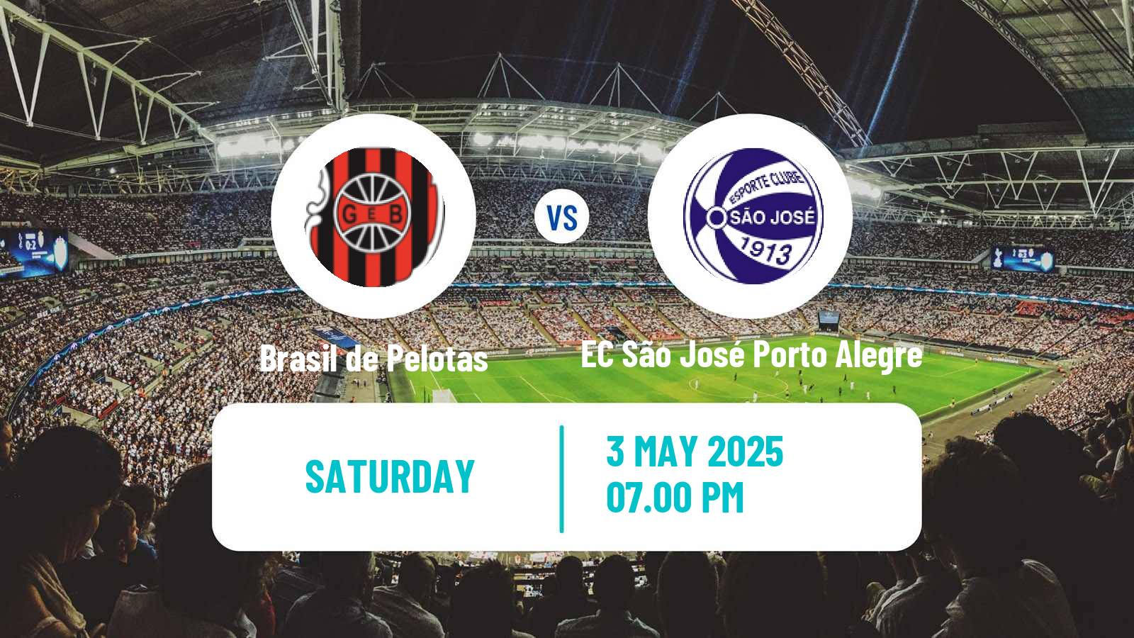 Soccer Brazilian Serie D Brasil de Pelotas - EC São José Porto Alegre