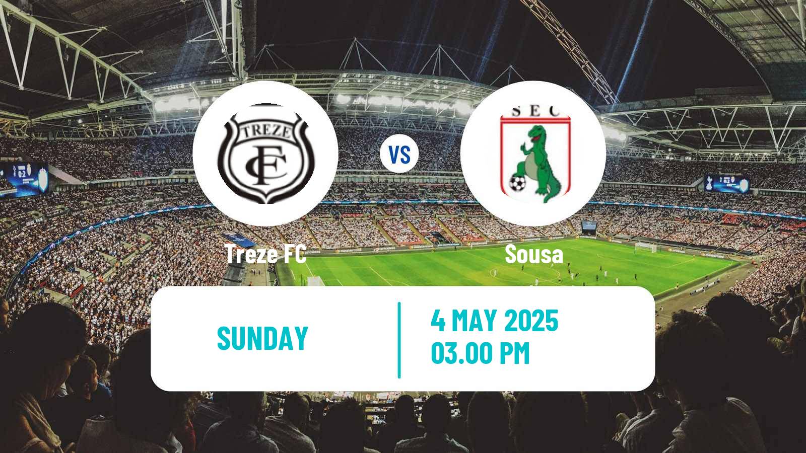 Soccer Brazilian Serie D Treze - Sousa