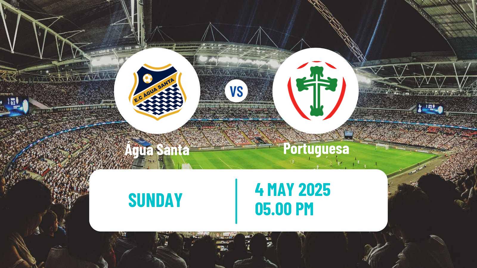 Soccer Brazilian Serie D Água Santa - Portuguesa