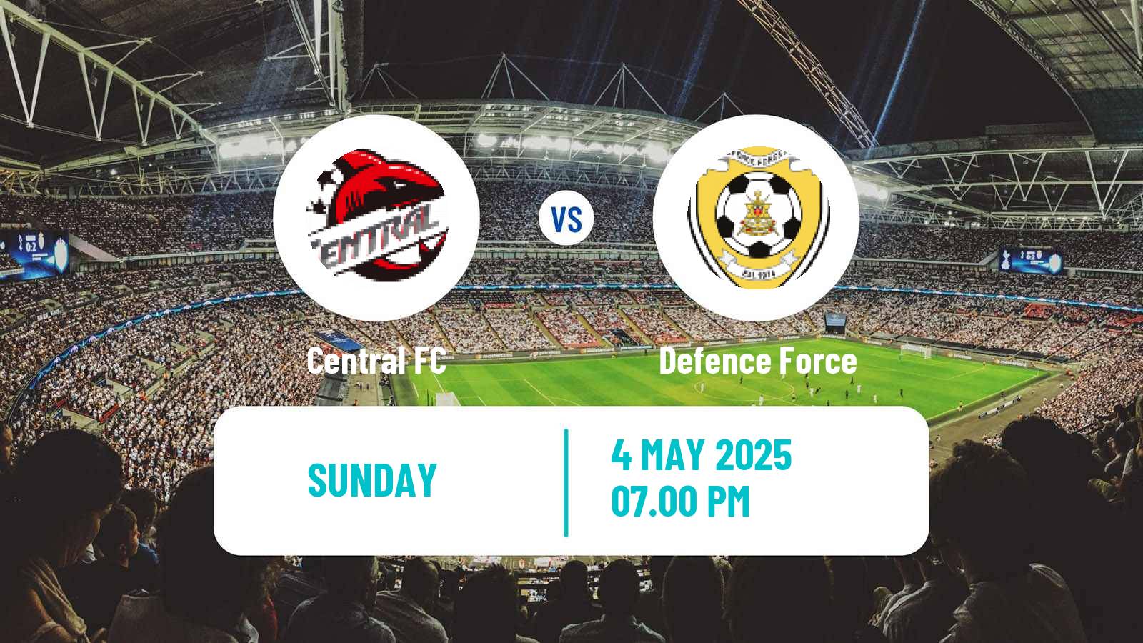 Soccer Trinidad and Tobago Premier League Central FC - Defence Force