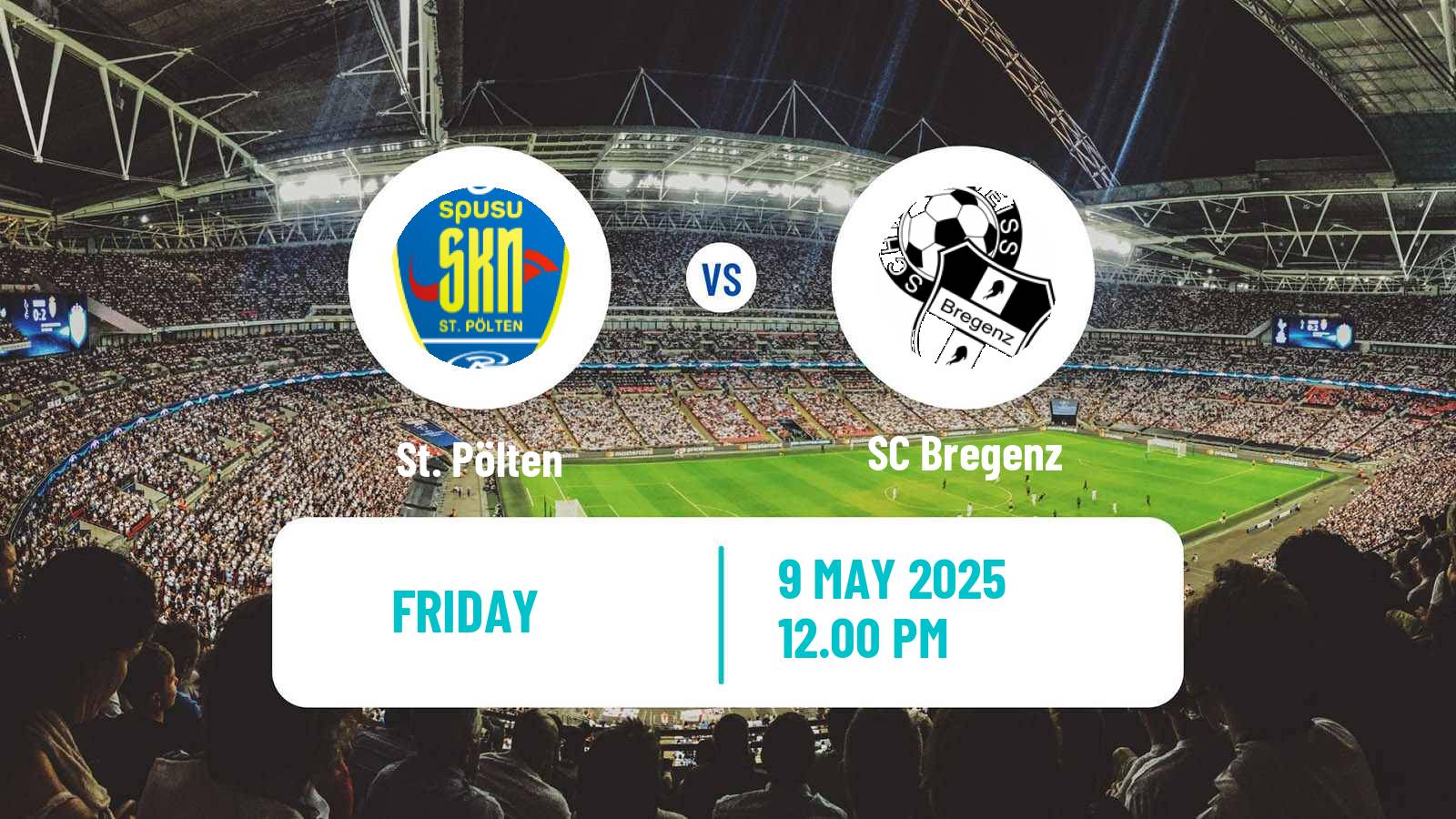 Soccer Austrian 2 Liga St. Pölten - Bregenz