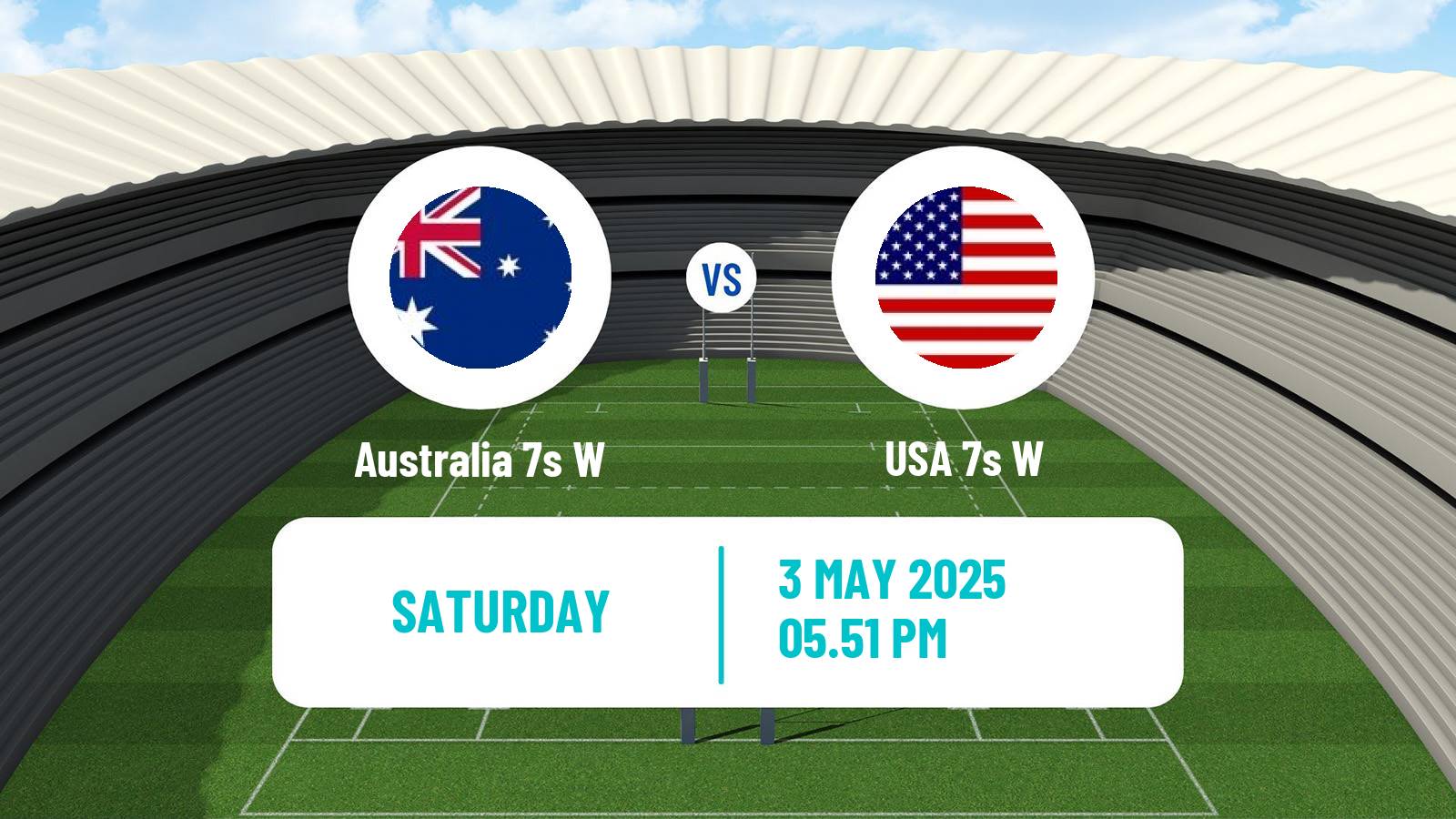 Rugby union Sevens World Series Women - USA Australia 7s W - USA 7s W