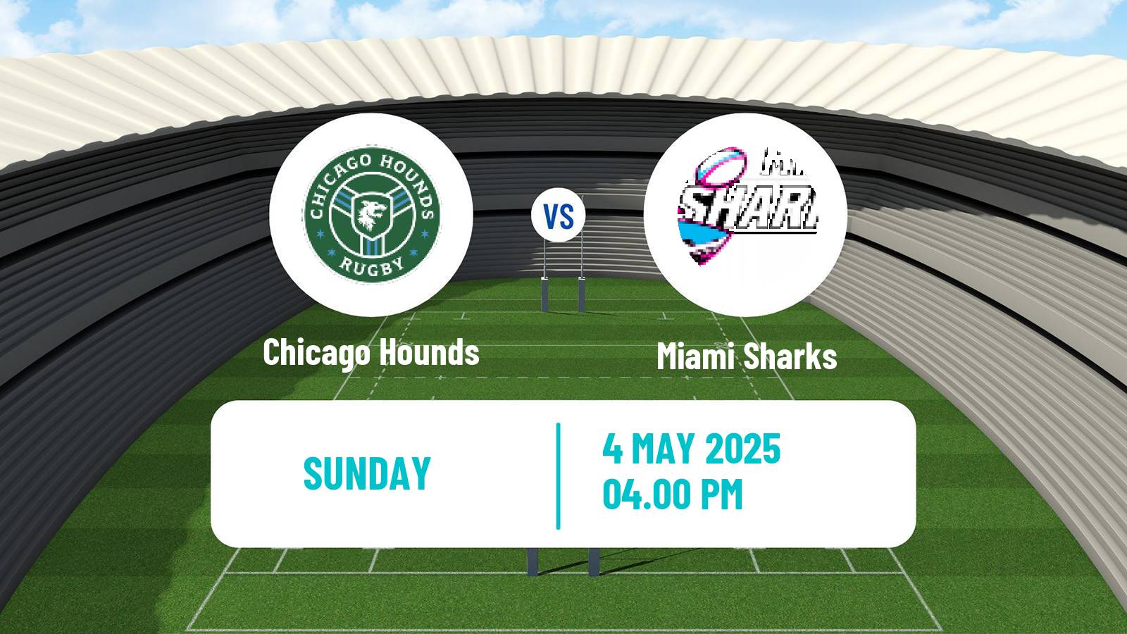 Rugby union USA Major League Rugby Chicago Hounds - Miami Sharks