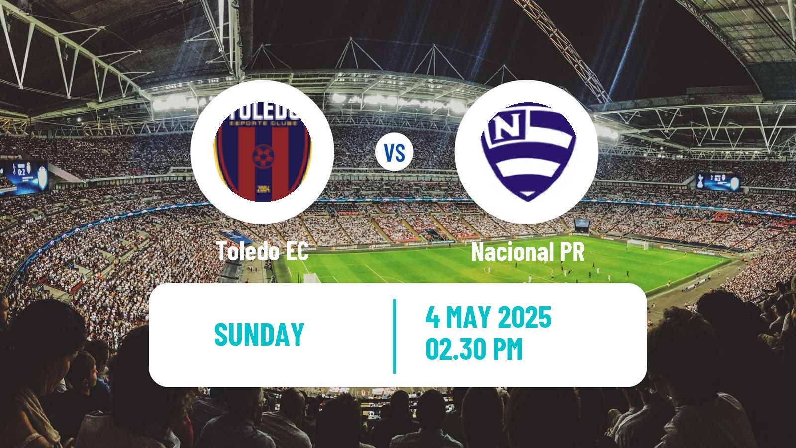 Soccer Brazilian Campeonato Paranaense 2 Toledo - Nacional PR