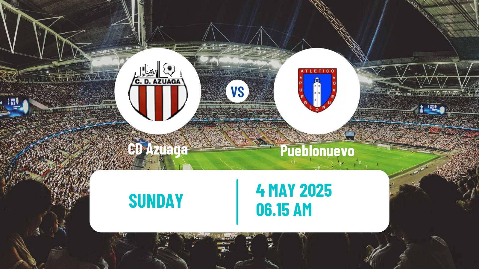 Soccer Spanish Tercera RFEF - Group 14 Azuaga - Pueblonuevo