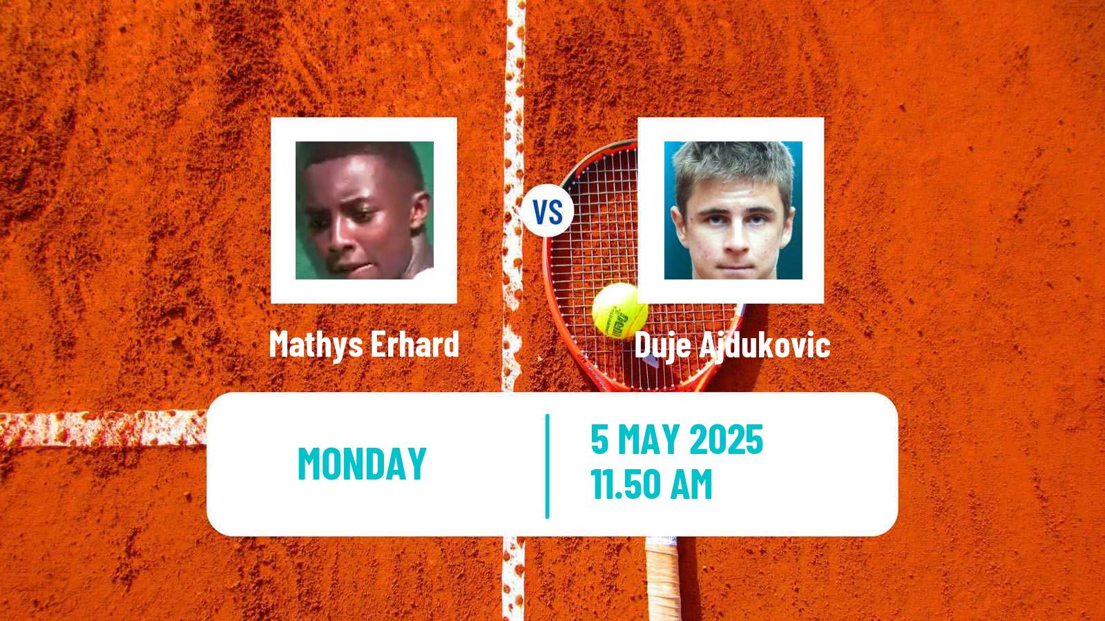 Tennis Francavilla Challenger Men Mathys Erhard - Duje Ajdukovic
