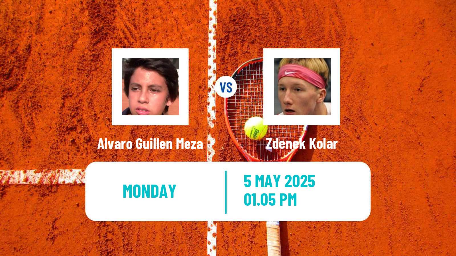Tennis Santos Challenger Men Alvaro Guillen Meza - Zdenek Kolar