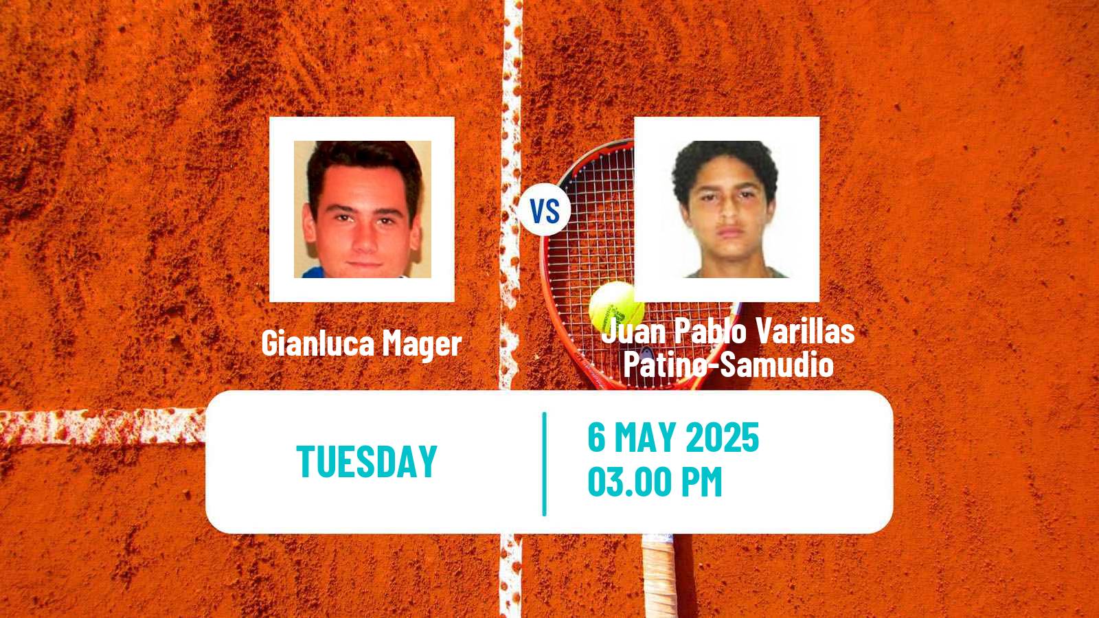 Tennis Santos Challenger Men Gianluca Mager - Juan Pablo Varillas Patino-Samudio