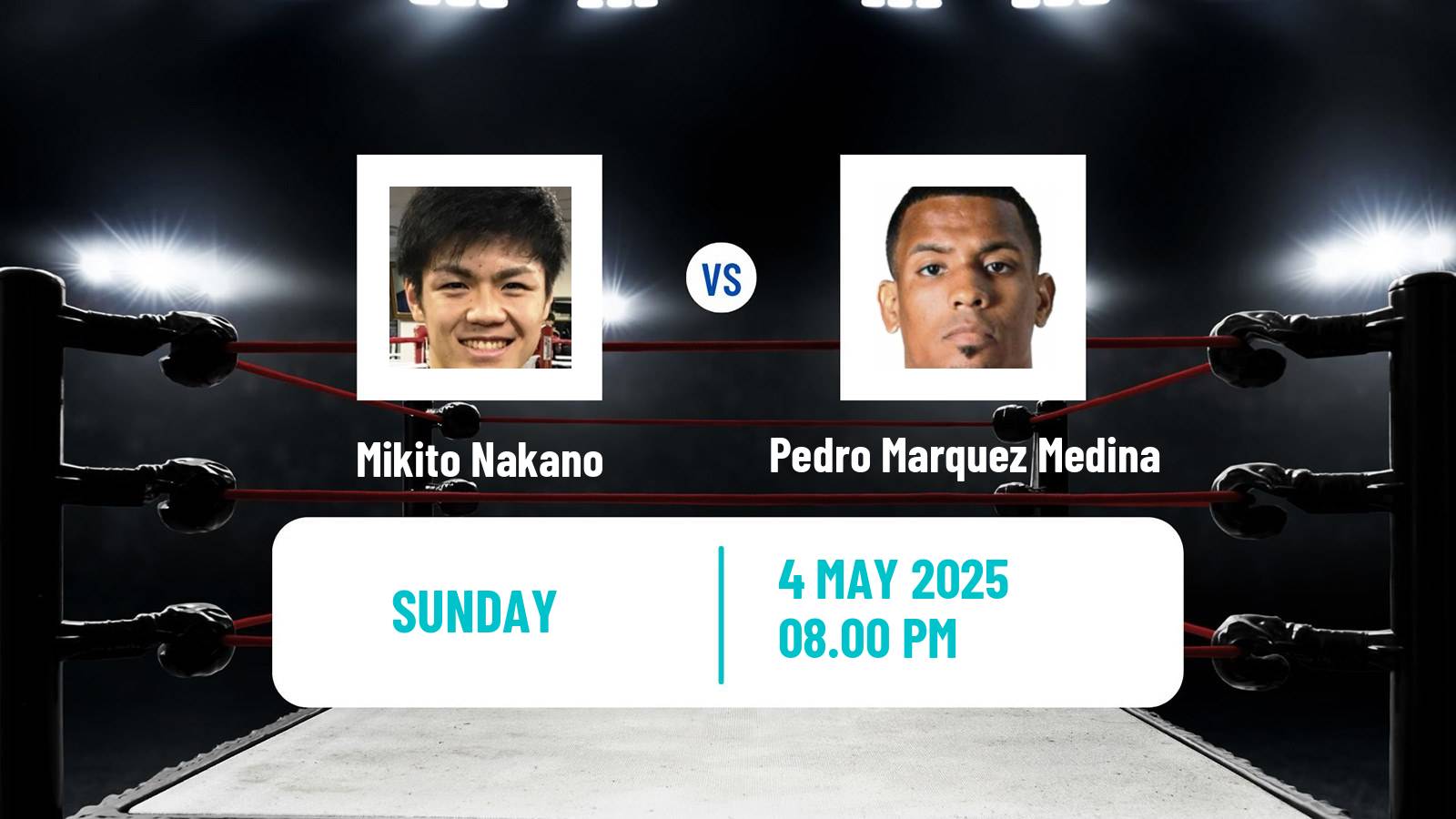 Boxing Featherweight Others Matches Men Mikito Nakano - Pedro Marquez Medina