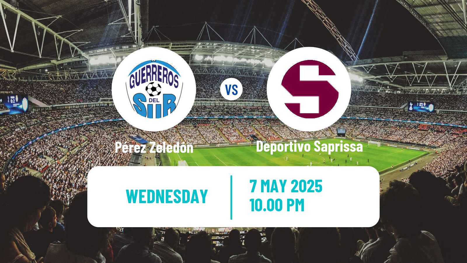 Soccer Costa Rican Primera Division Pérez Zeledón - Deportivo Saprissa