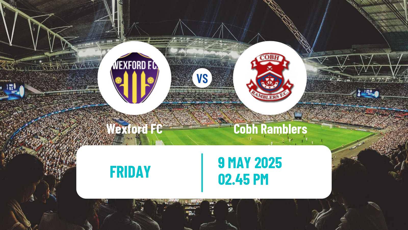 Soccer Irish Division 1 Wexford - Cobh Ramblers