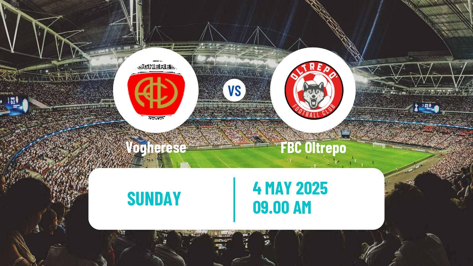 Soccer Italian Serie D - Group A Vogherese - Oltrepo