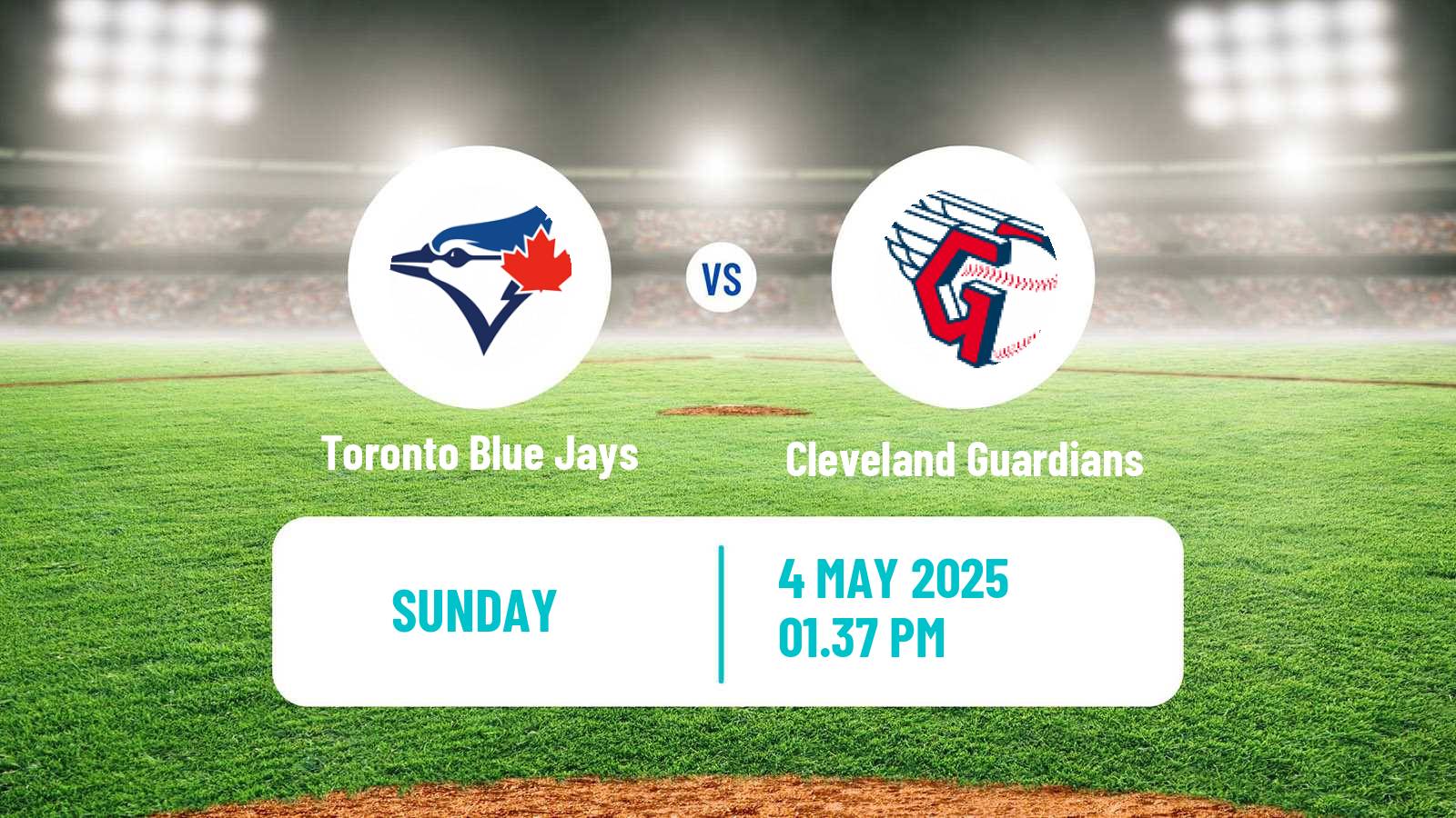 Baseball MLB Toronto Blue Jays - Cleveland Guardians