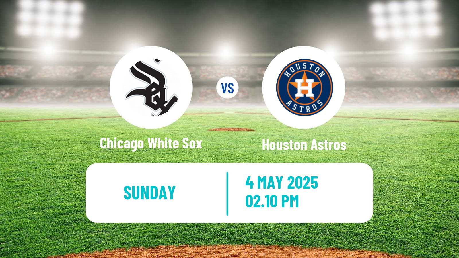 Baseball MLB Chicago White Sox - Houston Astros