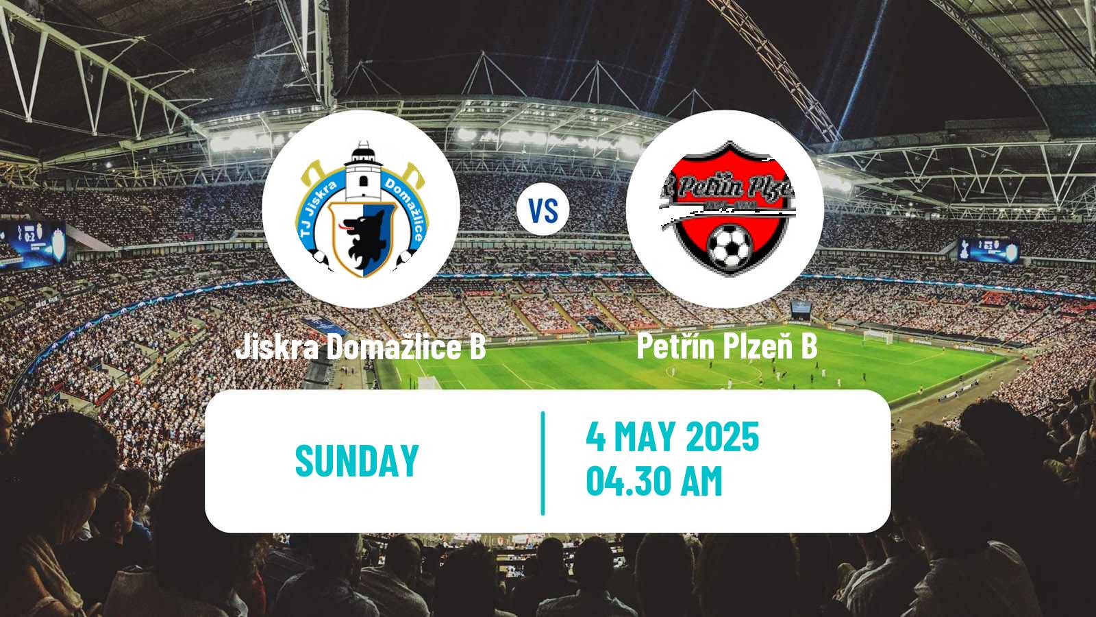 Soccer Czech Division A Jiskra Domažlice B - Petřín Plzeň B