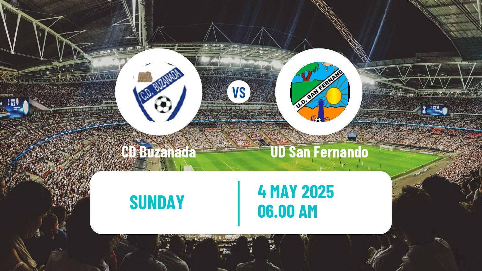 Soccer Spanish Tercera RFEF - Group 12 Buzanada - UD San Fernando