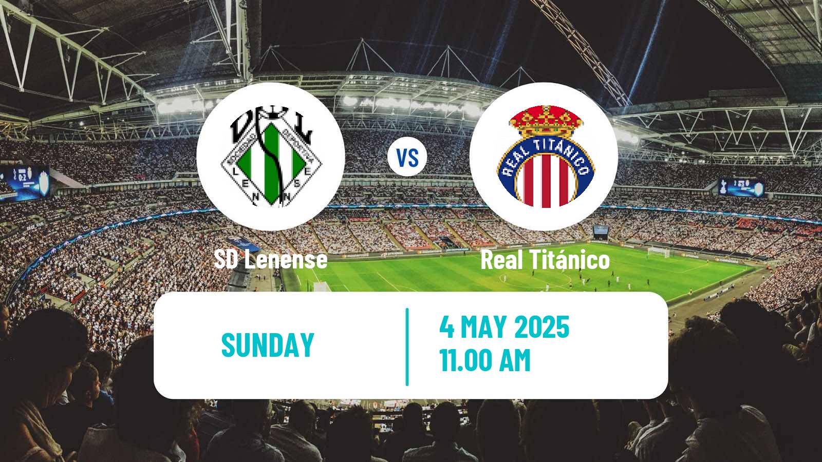 Soccer Spanish Tercera RFEF - Group 2 Lenense - Real Titánico