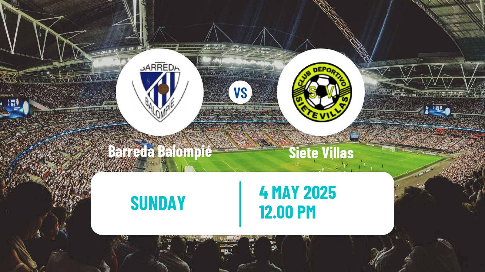 Soccer Spanish Tercera RFEF - Group 3 Barreda Balompié - Siete Villas
