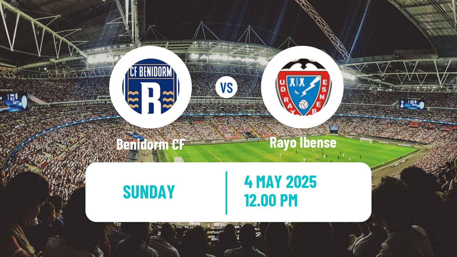 Soccer Spanish Tercera RFEF - Group 6 Benidorm - Rayo Ibense