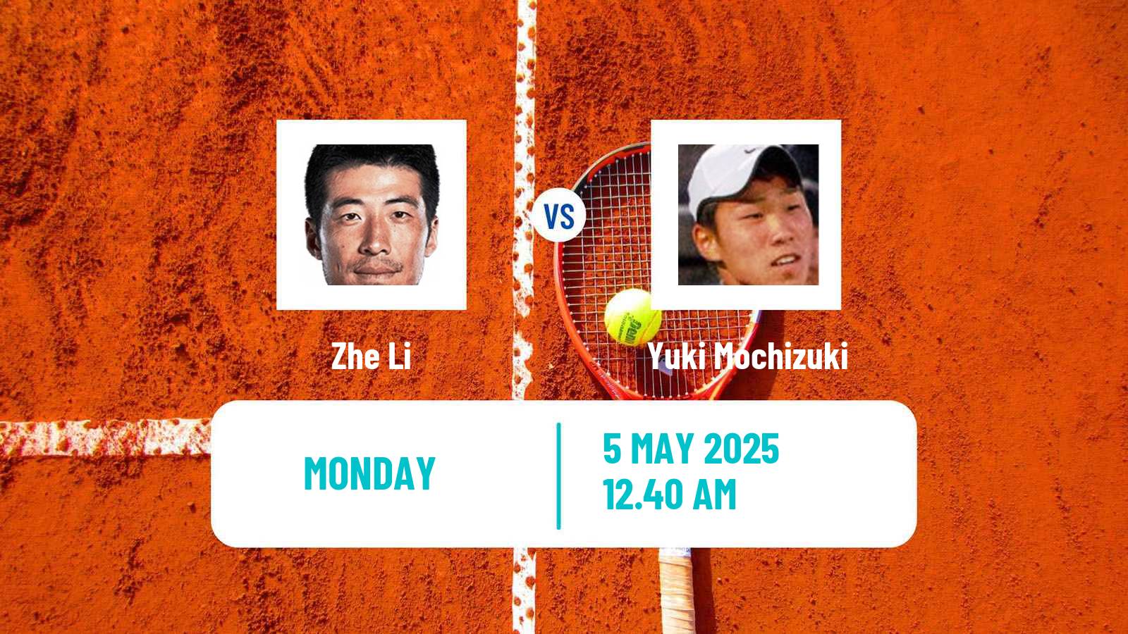 Tennis Wuxi Challenger Men Zhe Li - Yuki Mochizuki