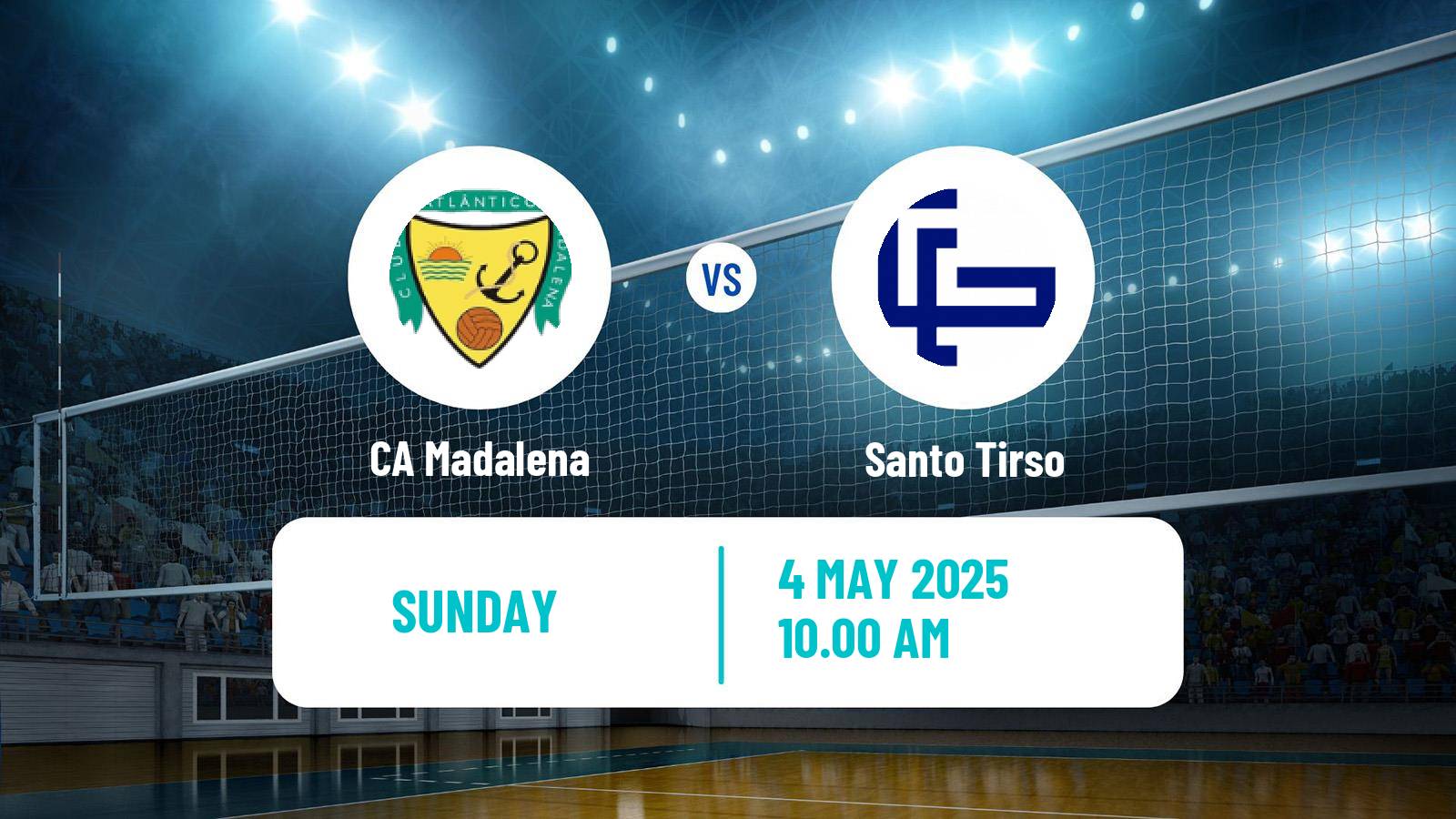 Volleyball Portuguese Campeonato Nacional Volleyball Madalena - Santo Tirso