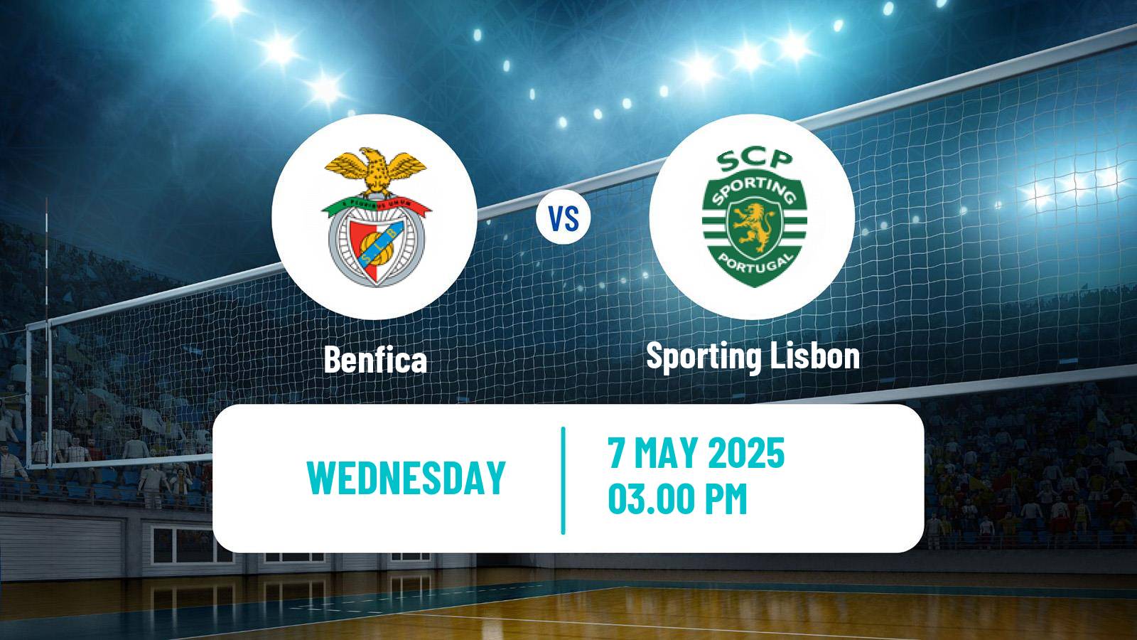 Volleyball Portuguese Campeonato Nacional Volleyball Benfica - Sporting Lisbon