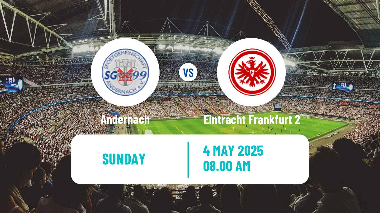 Soccer German 2 Bundesliga Women Andernach - Eintracht Frankfurt 2