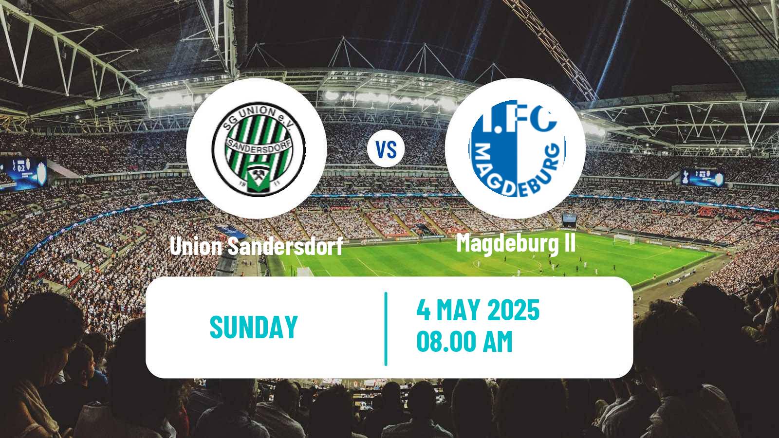 Soccer German Oberliga NOFV- Süd Union Sandersdorf - Magdeburg II