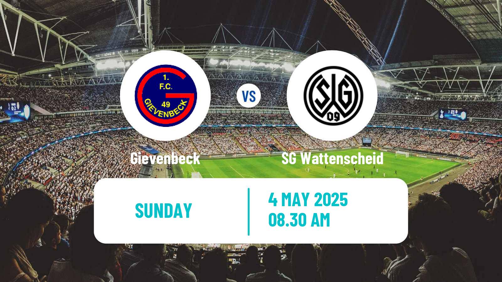 Soccer German Oberliga Westfalen Gievenbeck - SG Wattenscheid