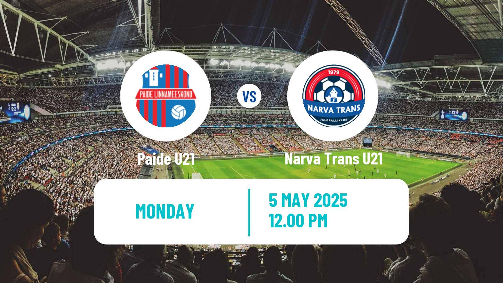Soccer Estonian Esiliiga B Paide U21 - Narva Trans U21