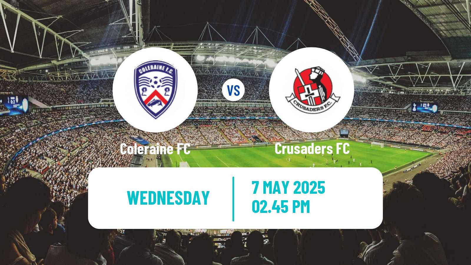 Soccer Northern Irish Premiership Coleraine - Crusaders