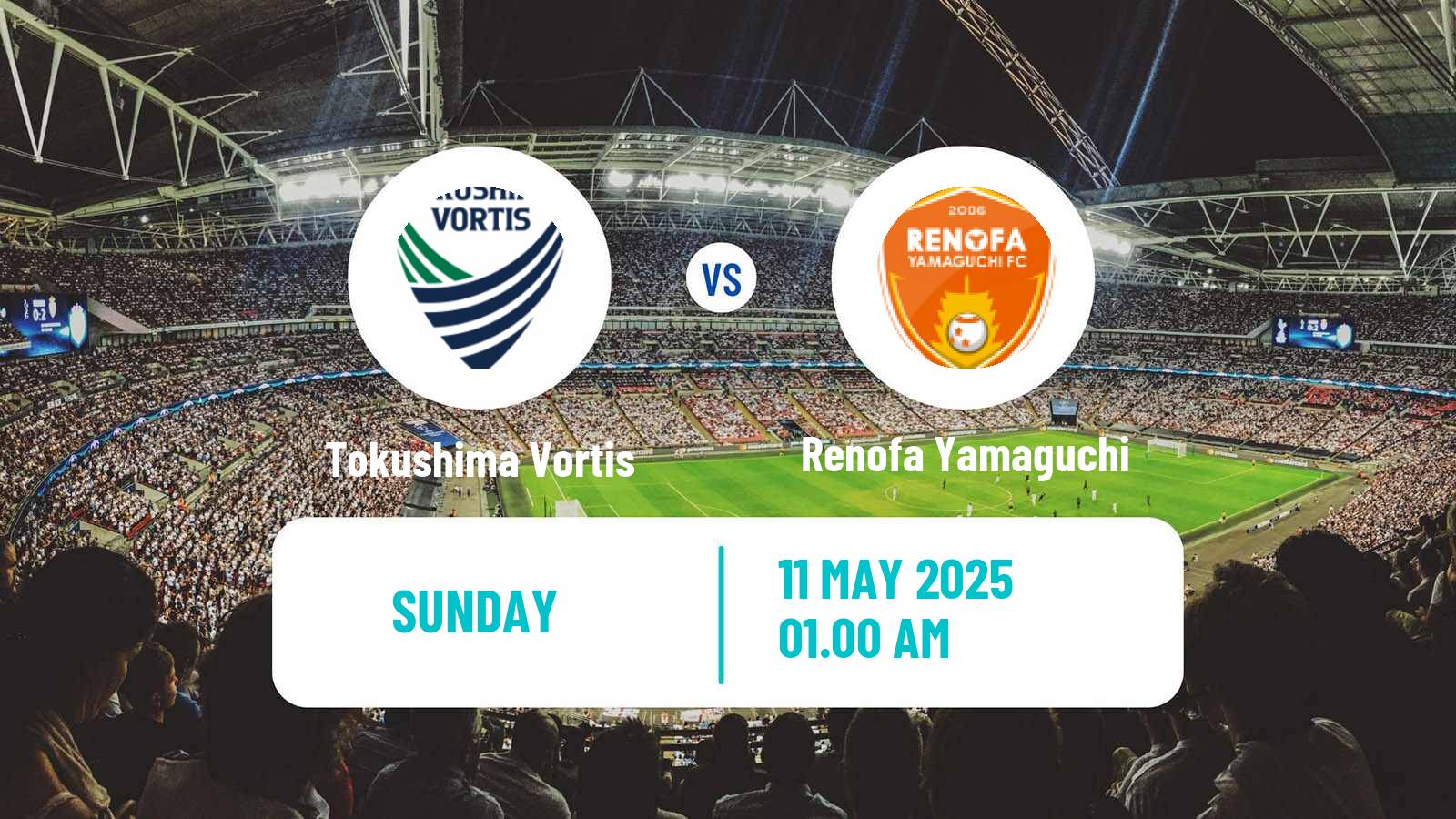 Soccer Japan J2 League Tokushima Vortis - Renofa Yamaguchi