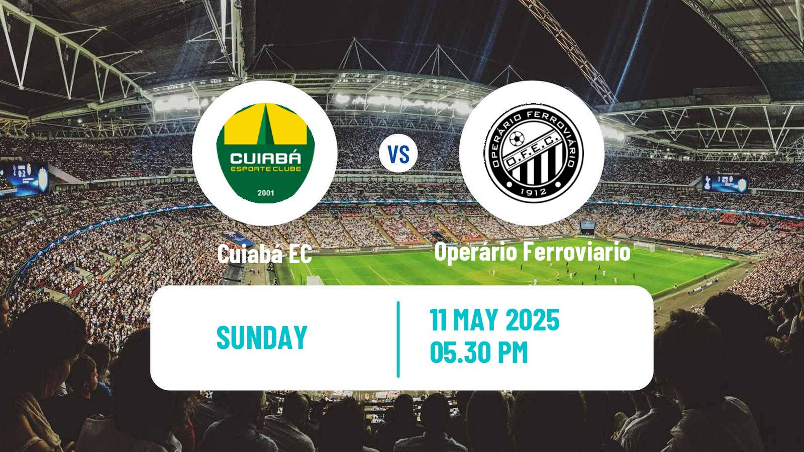 Soccer Brazilian Serie B Cuiabá - Operário Ferroviario