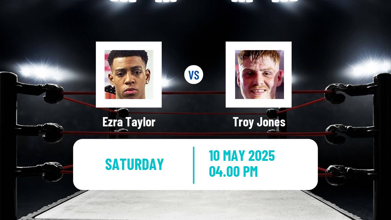 Boxing Light Heavyweight Men Others Matches Ezra Taylor - Troy Jones